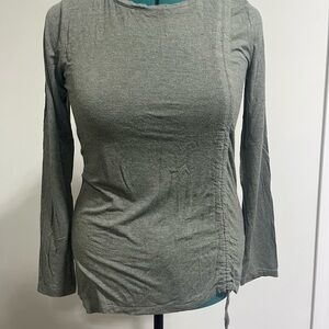 Jane and Delancey Green Long Sleeve Tee